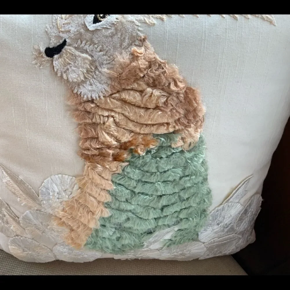 Anthropologie Bunny Accent Pillow